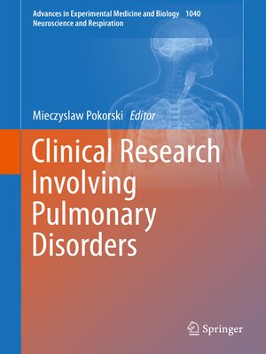 cover image of Clinical Research Involving Pulmonary Disorders